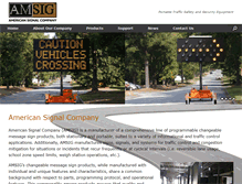 Tablet Screenshot of amsig.com